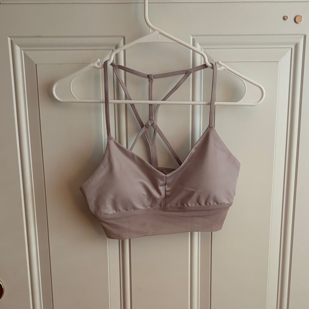 Alo Yoga Strappy Bralette in Mauve